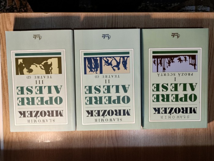 Slawomir Mrozek -Opere alese I, II, III. Proza scurta; Teatru (Ed. Curtea Veche)