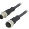 Cablu senzori automatizări M12-M12 1m