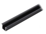 Profil aluminiu negru 2m pentru module LED SMART-IN10