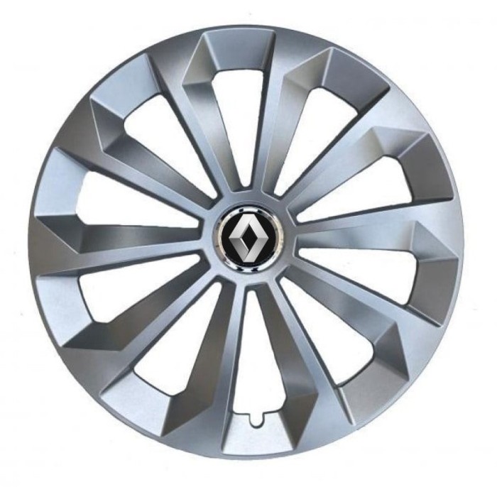 Set 4 Capace Roti, potrivite jantelor de R14, pentru Renault, model fame cromat