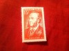 Serie 1 valoare Franta 1951 Personalitati - J.Ferry politician, Nestampilat