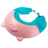Viziera de protectie baie pentru copii, fippy, model purcelus, dimensiune ajustabila, durabil, usor de curatat, impotriva samponului, pentru ochi si u