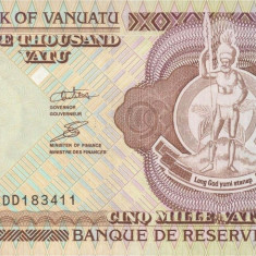VANUATU █ bancnota █ 5000 Vatu █ 2006 █ P-15 █ UNC █ necirculata