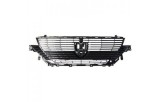 Grila masca fata PEUGEOT 308, 03.2021-, cu 2 gauri senzori parcare; negru, texturat,