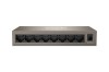 Switch 8 porturi 10/100/1000 Mbps 16 Gbps, 12 Mpps, 4000 MAC, fara management - TENDA TEG1008M SafetyGuard Surveillance