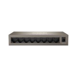 Switch 8 porturi 10/100/1000 Mbps 16 Gbps, 12 Mpps, 4000 MAC, fara management - TENDA TEG1008M SafetyGuard Surveillance