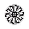 Set 4 capace roti Fox Gri-Negru R15 Compatibil Cu Fiat, Autohelix MSA