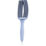 Olivia Garden Fingerbrush Boar &amp; Nylon perie de par cu peri de nailon și de mistreț Polar Blue 1 buc