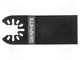 P&acirc;nză fierăstrău Graphite 34mm bimetal pentru multitool Bosch metal