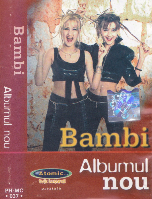 Caseta audio: Bambi - Albumul nou ( 2001 - originala , stare foarte buna )