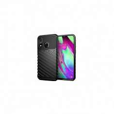 Husa Compatibila cu Samsung Galaxy A40 - iberry Thunder TPU Flexibil Negru