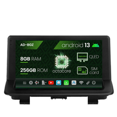 Navigatie Audi Q3 (2011-2018), Android 13, Z-Octacore 8GB RAM + 256GB ROM, 9 Inch - AD-BGZ9008+AD-BGRKIT427 foto