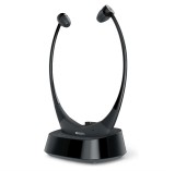 Philips E8005BK 10 Casti fara fir pentru televizor In-Ear cu conexiune digitala wireless, raza de 40 m - RESIGILAT