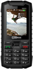 Telefon Mobil Maxcom Strong MM916, TFT 2.4inch, Dual Sim, 3G, Rezistent la apa si praf (Negru) foto