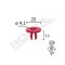 SET HUSE SCAUN DYNAMIC ALBASTRU 44499