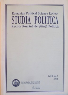 ROMANIAN POLITICAL SCIENCE REVIEW, STUDIA POLITICA, REVISTA ROMANA DE STIINTA POLITICA, VOL. II, NO.2, 2002 foto