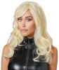 Peruca Blondă Ondulată 53cm Ajustabilă - Perucă Damă Blondă, Lungă, Stil Wavy - Accesorii Modă, Peruci Ieftine