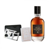 Cumpara ieftin Set apa de toaleta Wild Country 75 ml si card multifunctional Dactylion, de supravietuire, otel inoxidabil