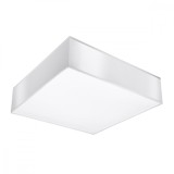 Lustră De Tavan Horus Alb Pvc 4 Becuri Pătrate Minimalistă De Interior