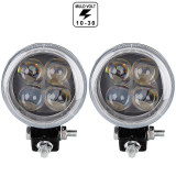 Proiector LED 12W Spot 4D cu angel eyes 12/24V Cod: ART32012 Automotive TrustedCars, Oem