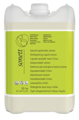 Detergent lichid pentru vase cu lamaie ecologic 10l Sonett foto