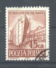 Poland 1952 Ships, used AE.310