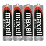 Baterie zinc R3 (AAA) Maxell infoliat, 4 bucati