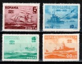 Romania 1931, LP 90, Semicentenarul Marinei Romane, seria, MNH LUX!