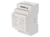 Alimentator Pulsatoriu pentru Șină DIN 60W 24V 2.5A IP20, QOLTEC