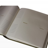 Album foto canvas book, capacitate 200 poze, format 10x15 cm, spatiu notite