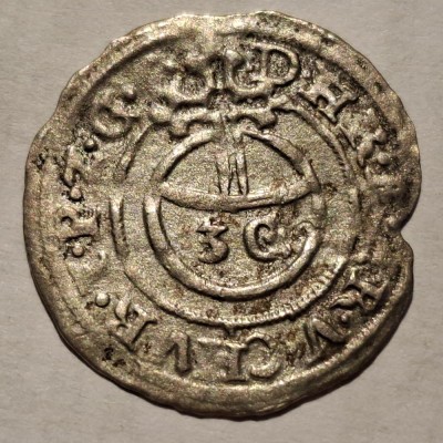 Prusia 3 groschen ND (1622-23) argint Georg William foto