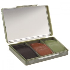 Crema / Vopsea Piele Camuflaj 3 culori Negru / Maro / Verde MFH 27365A foto