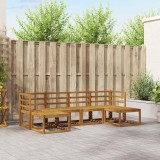 vidaXL Set de canapele de exterior 6 pcs natural Lemn Solid de Acacia 3366762
