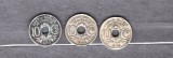 FRANTA 1918, 1924, 1926 - LOT 3 MONEDE 10 CENTIMES (1), Europa