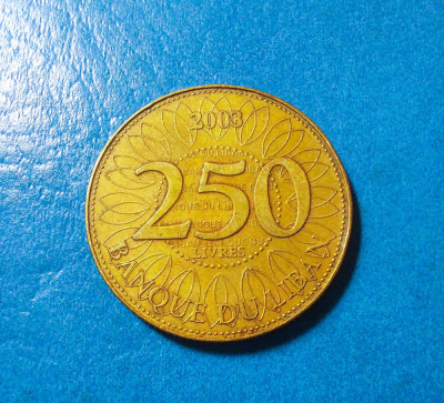 250 LIVRES 2003 LIBAN foto