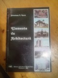 Elemente de arhitectura-Sevastean I.Ianca, Alta editura