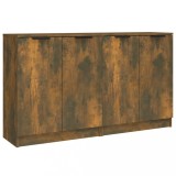 Cumpara ieftin Servanta, stejar fumuriu, 60x30x70 cm, lemn prelucrat