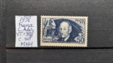 1938-Franta-YT398--MNH-RAR, Nestampilat