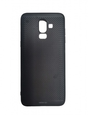 Husa Samsung J8 2018 j810 A6+ A605 Silicon Mesh Black foto