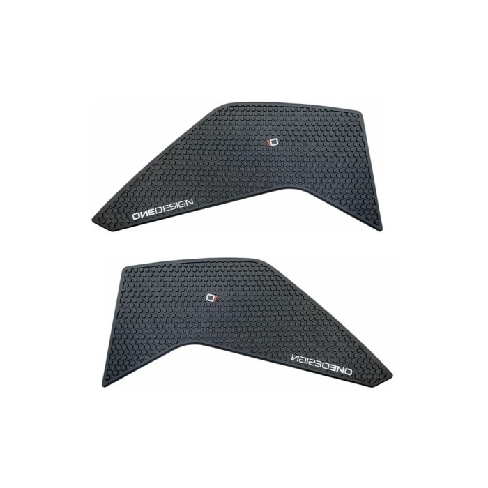 Protectie laterala rezervor OneDesign Honda Africa Twin negru 2016-2023