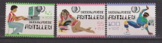 ANUL INTERNATIONAL AL TINERETULUI 1985 ANTILELE OLANDEZE MI. 567-569 MNH
