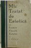 AUTOGRAF ADERCA Felix, Mic Tratat de Estetica, Editura Ancora