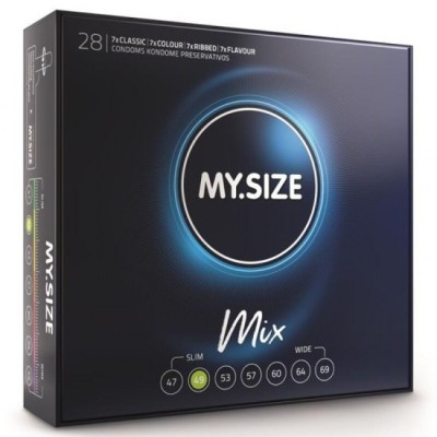 MY SIZE - MIX CONDOMS 49 MM 28 UNITS foto