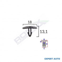 Clips garnitura pentru citroen fiat peugeot 18x13.1mm - negru set 10 buc UNIVERSAL Universal #6