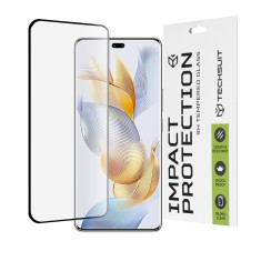 Folie sticla securizata Honor 90 Pro Techsuit 111D Negru Curbata