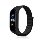 Bratara Sport M4 Techstar&reg; Pentru Fitness, Monitorizarea Presiunii Sangelui si A Batailor Inimii, Nylon Negru