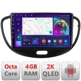 Navigatie Hyundai I10 2007-2013 Android ecran Qled 2K Octa core 4+32 KIT-i10-2007+EDT-E409-2K CarStore Technology