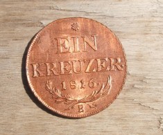 AUSTRIA 1 KREUZER 1816 B / UNC foto