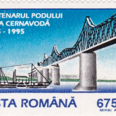 ROMANIA 1995 LP 1385 CENTENARUL PODULUI DE LA CERNAVODA MNH