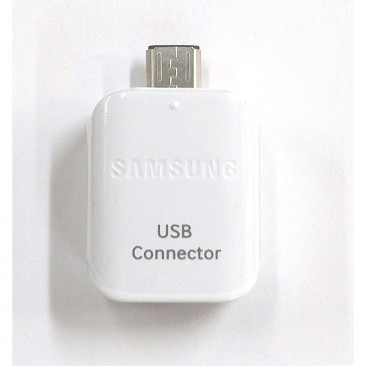ADAPTOR OTG MICROUSB - USB SAMSUNG EE-UG930 GH96-09728A ALB ORIGINAL foto